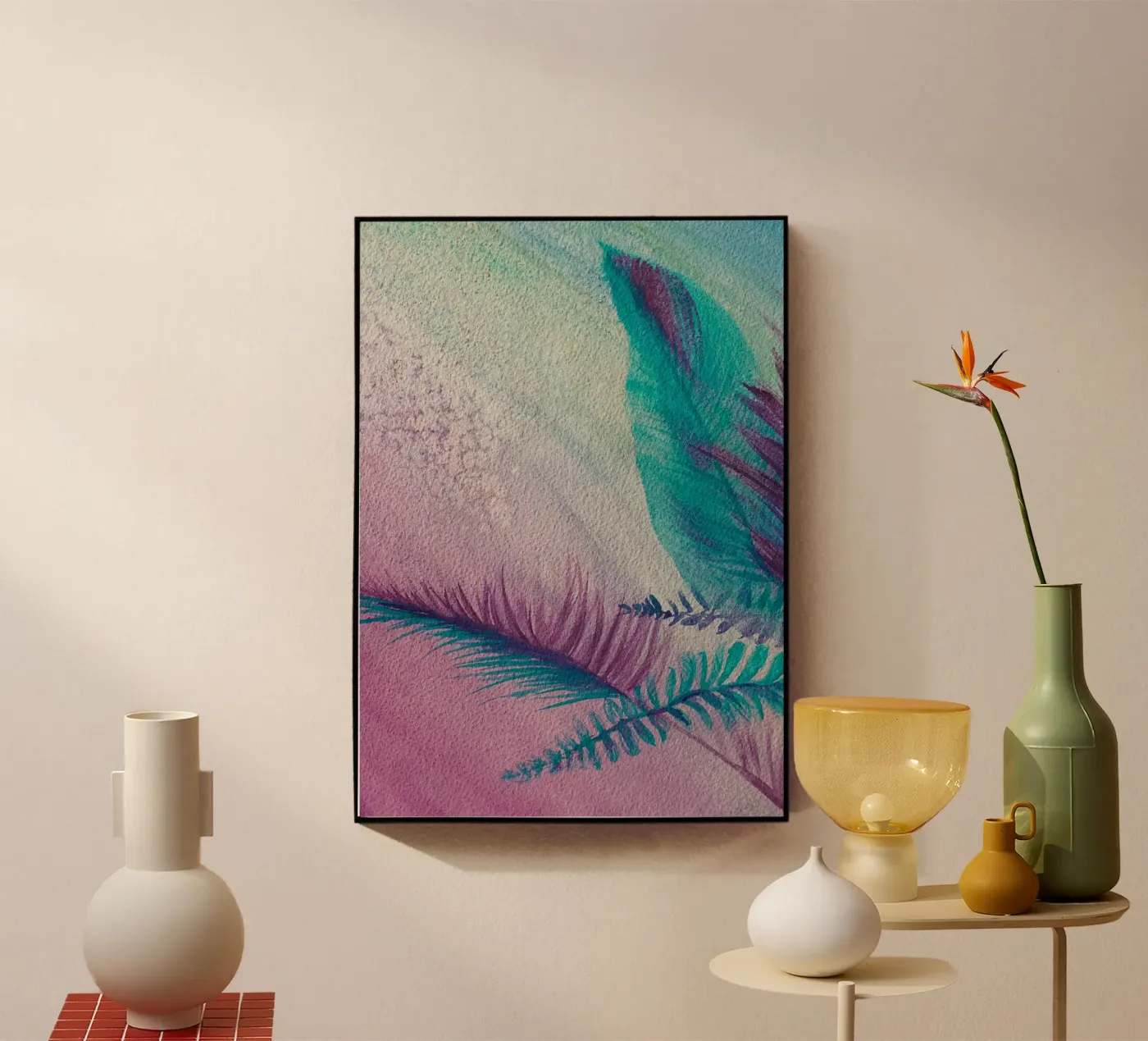 Summertime plexiglass da Eva Nev Watercolor