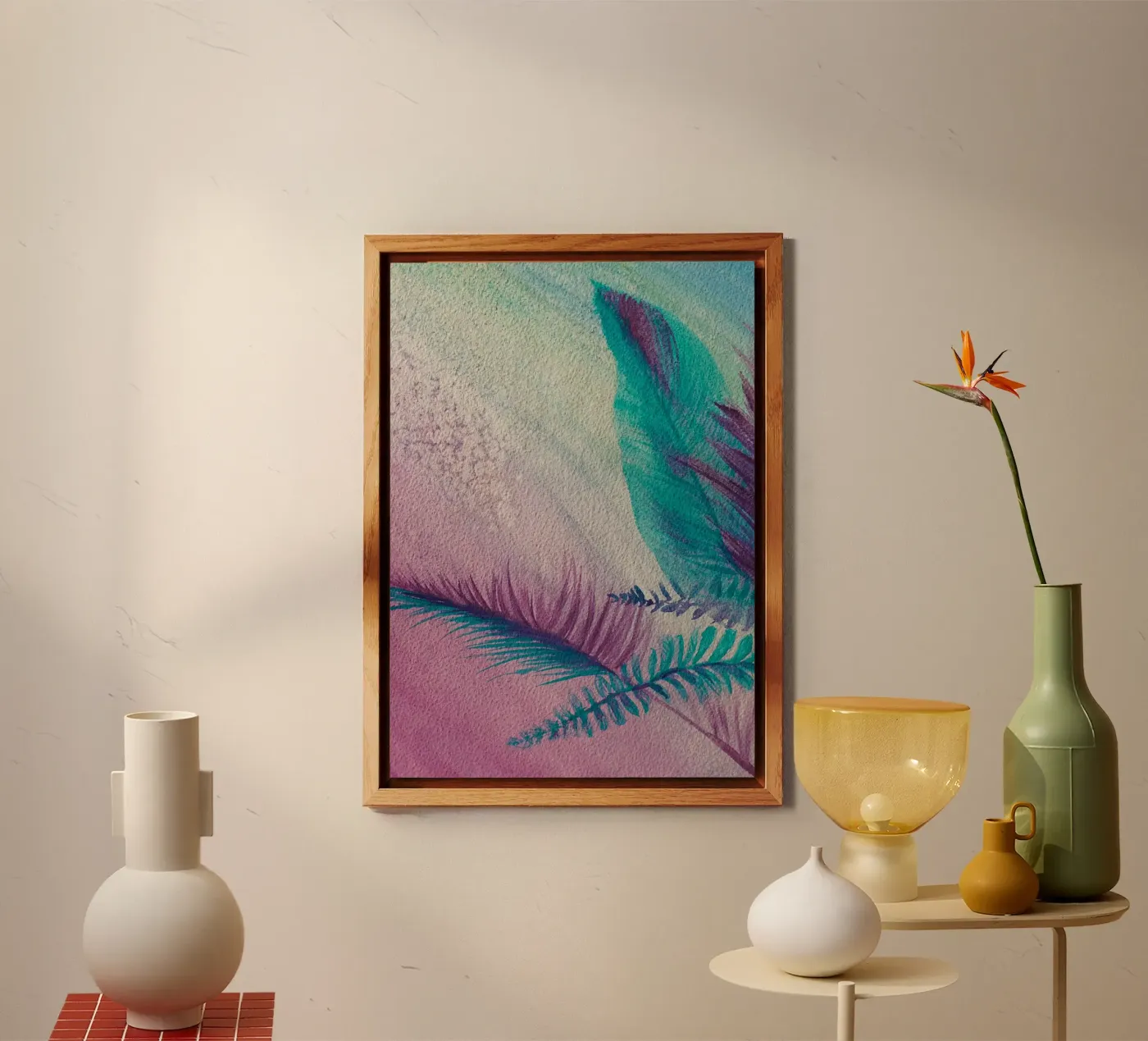 Zomertijd forex-plaat van Eva Nev Watercolor