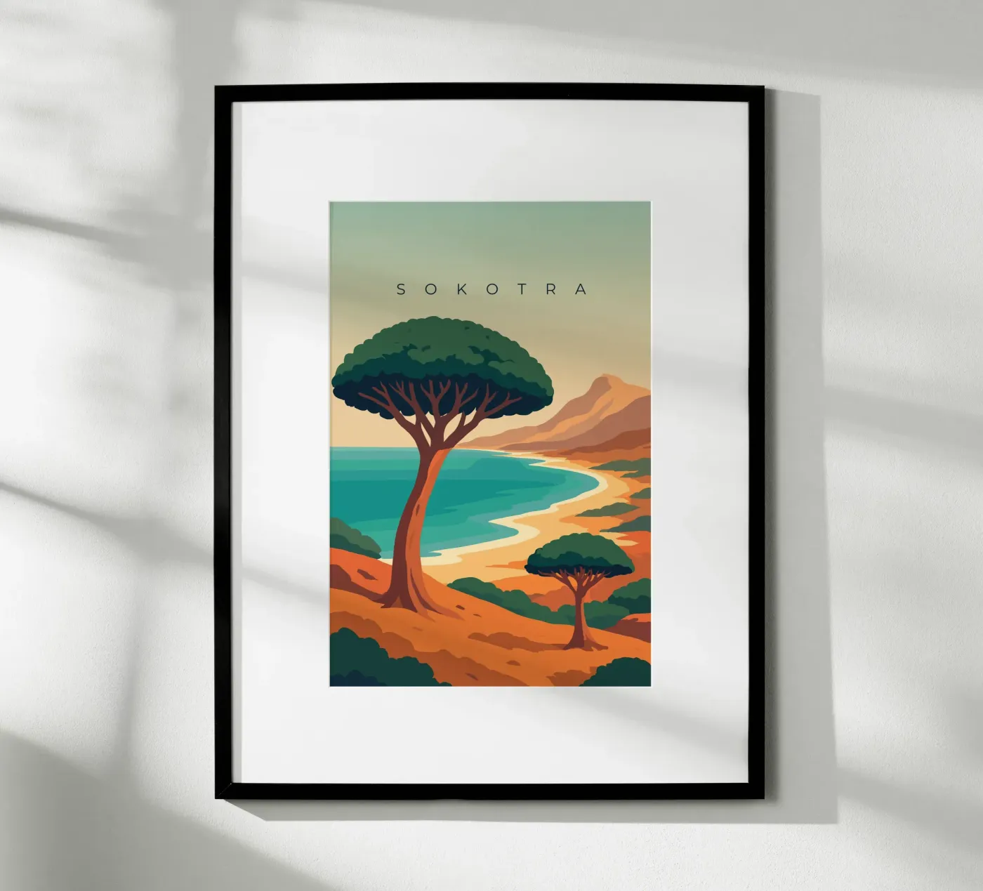 Sokotra poster by minimalist designs