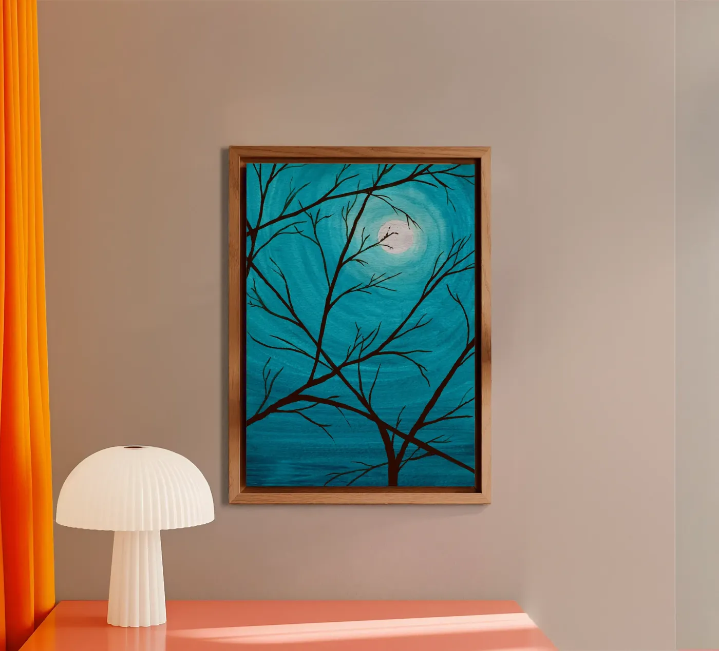 Azure alluminio dibond da Eva Nev Watercolor