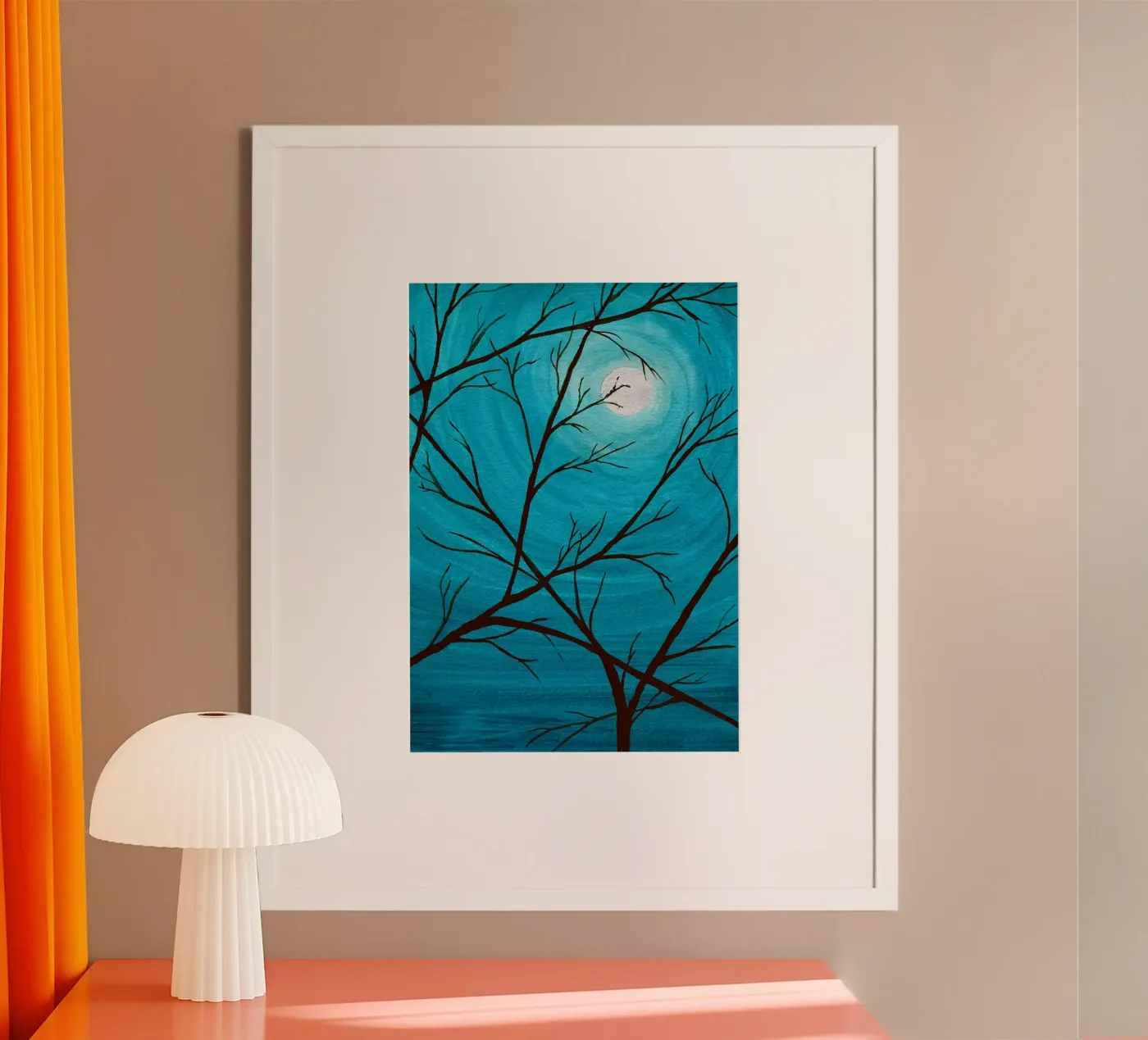 Azure poster de Eva Nev Watercolor