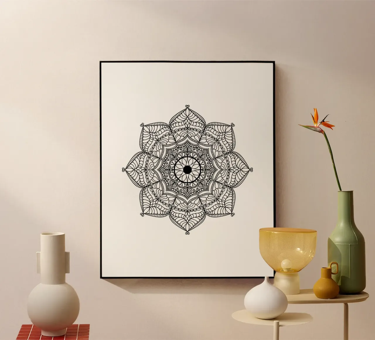 MANDALA 01 plexiglass da BAWA