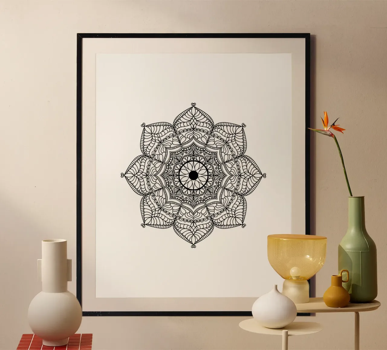 MANDALA 01 poster da BAWA