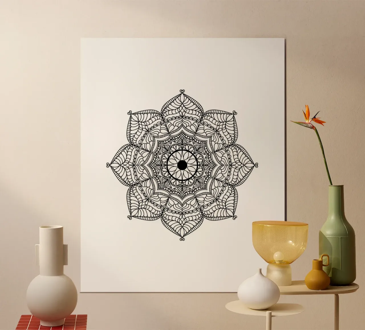 MANDALA 01 poster da BAWA