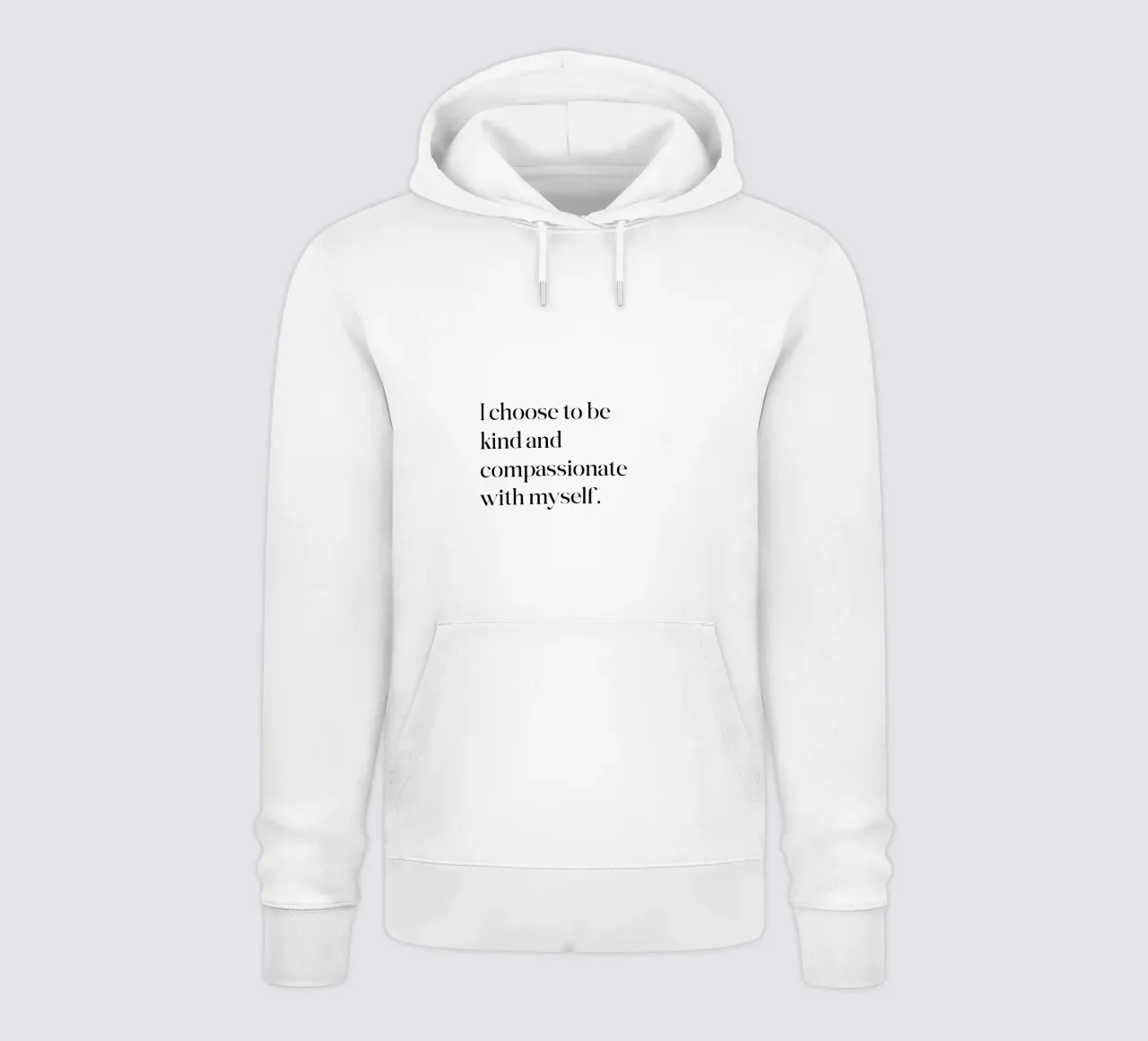 Scelgo di essere gentile e compassionevole con me stesso felpa con cappuccio da SPIRIIT