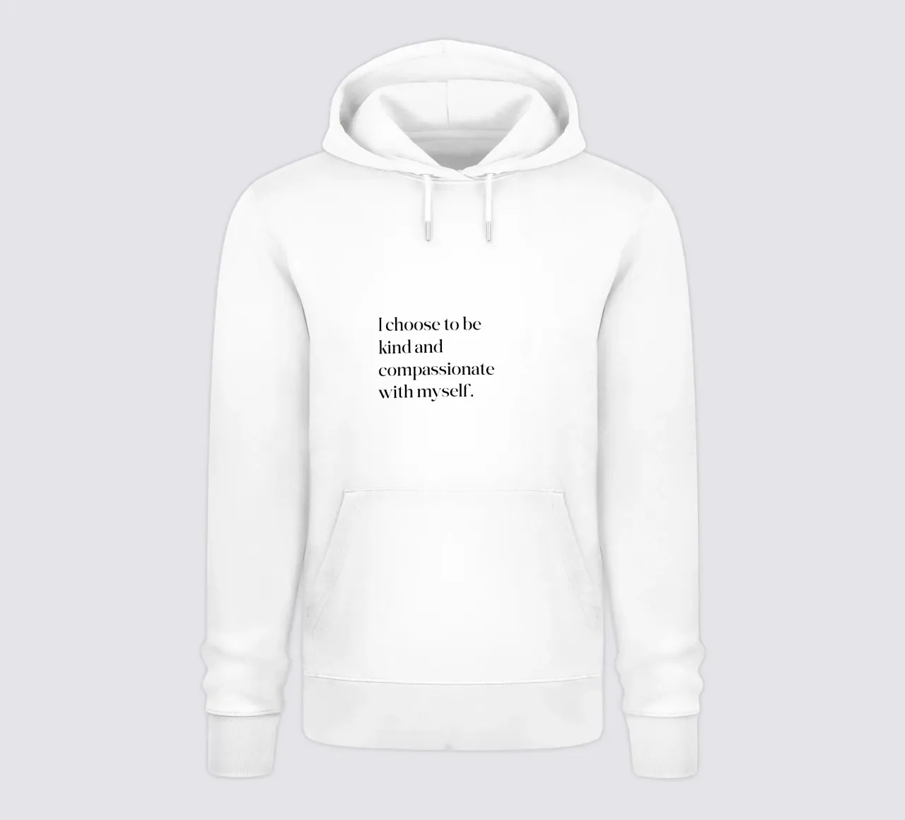 Scelgo di essere gentile e compassionevole con me stesso felpa con cappuccio da SPIRIIT