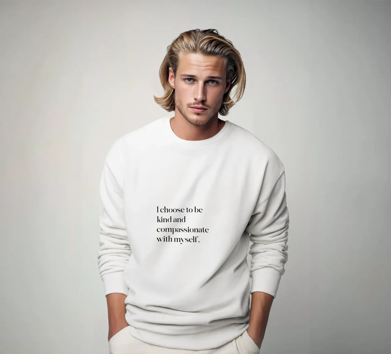 Scelgo di essere gentile e compassionevole con me stesso felpa da SPIRIIT