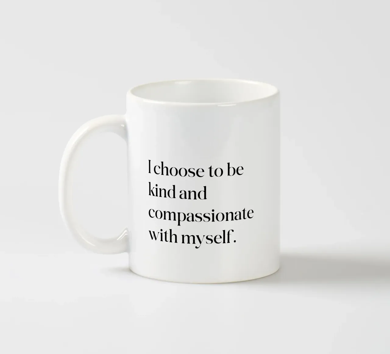 Scelgo di essere gentile e compassionevole con me stesso tazza in ceramica da SPIRIIT