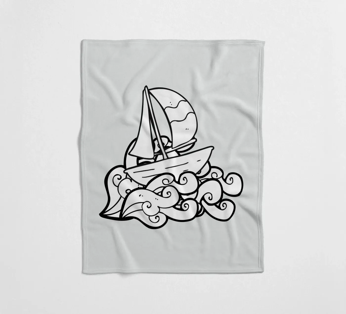 SAILING plaid polaire de BAWA