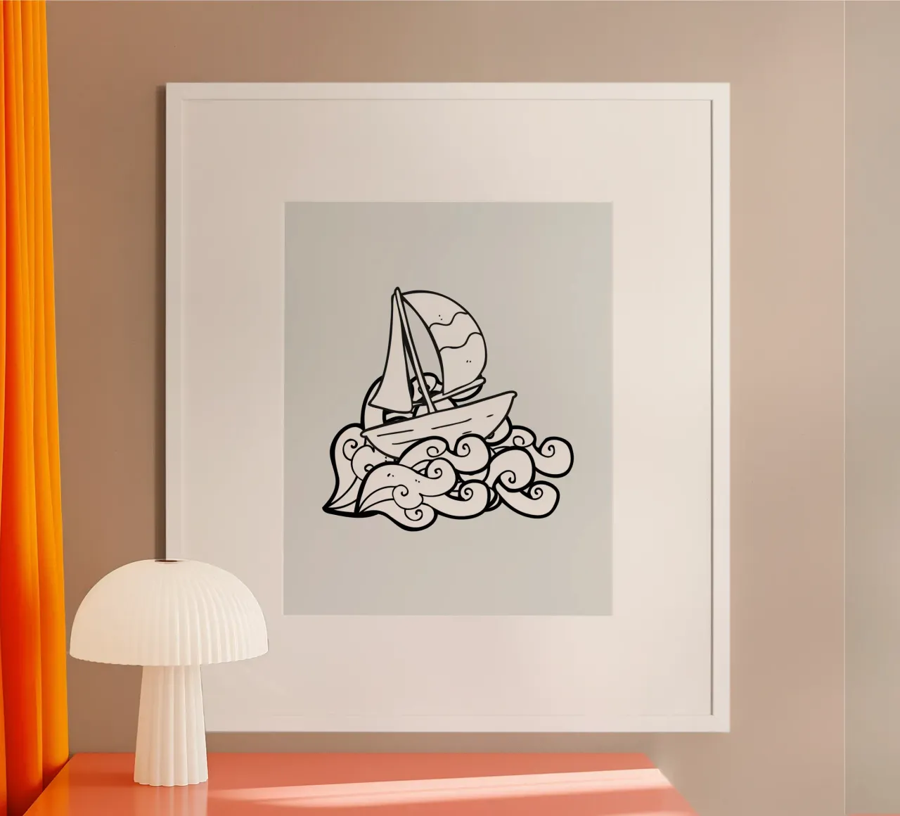 SAILING poster van BAWA