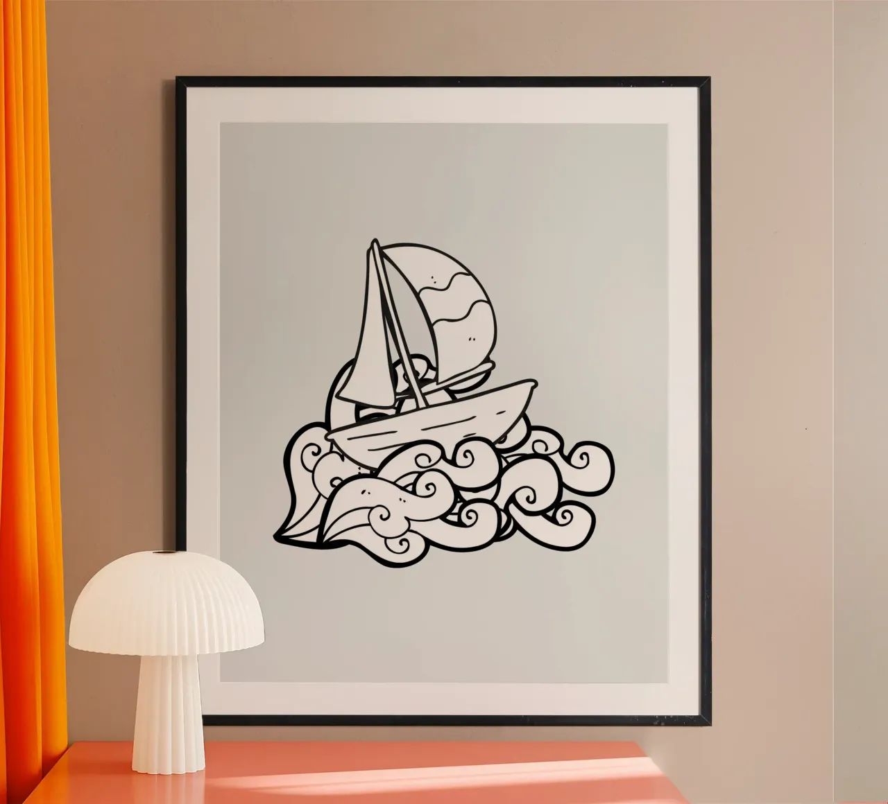 SAILING poster van BAWA