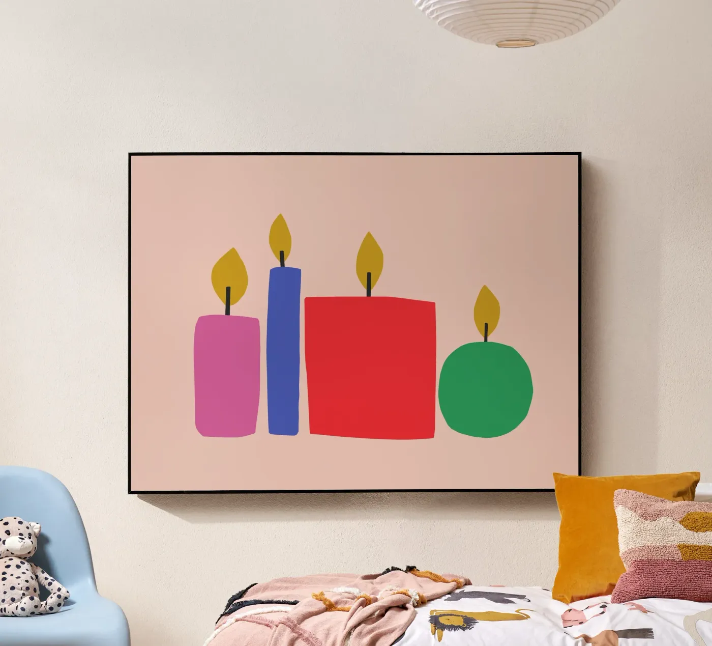 4 candles Acryl-Glas von All Colours