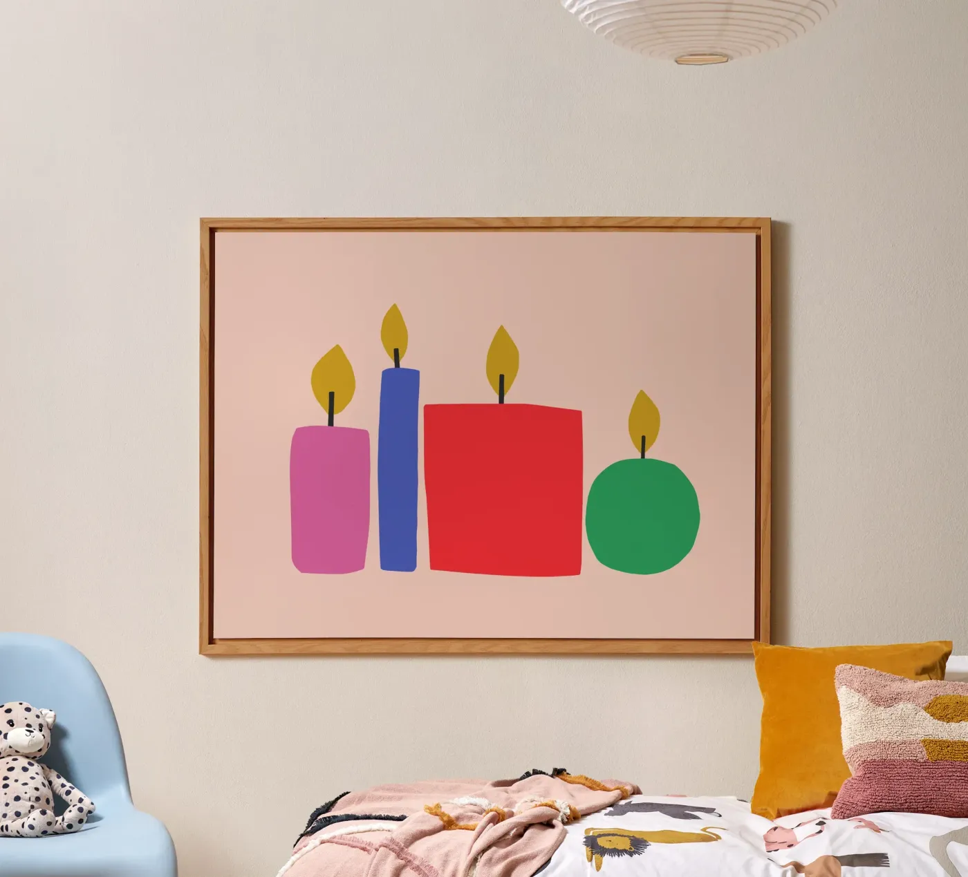 4 candele alluminio dibond da All Colours