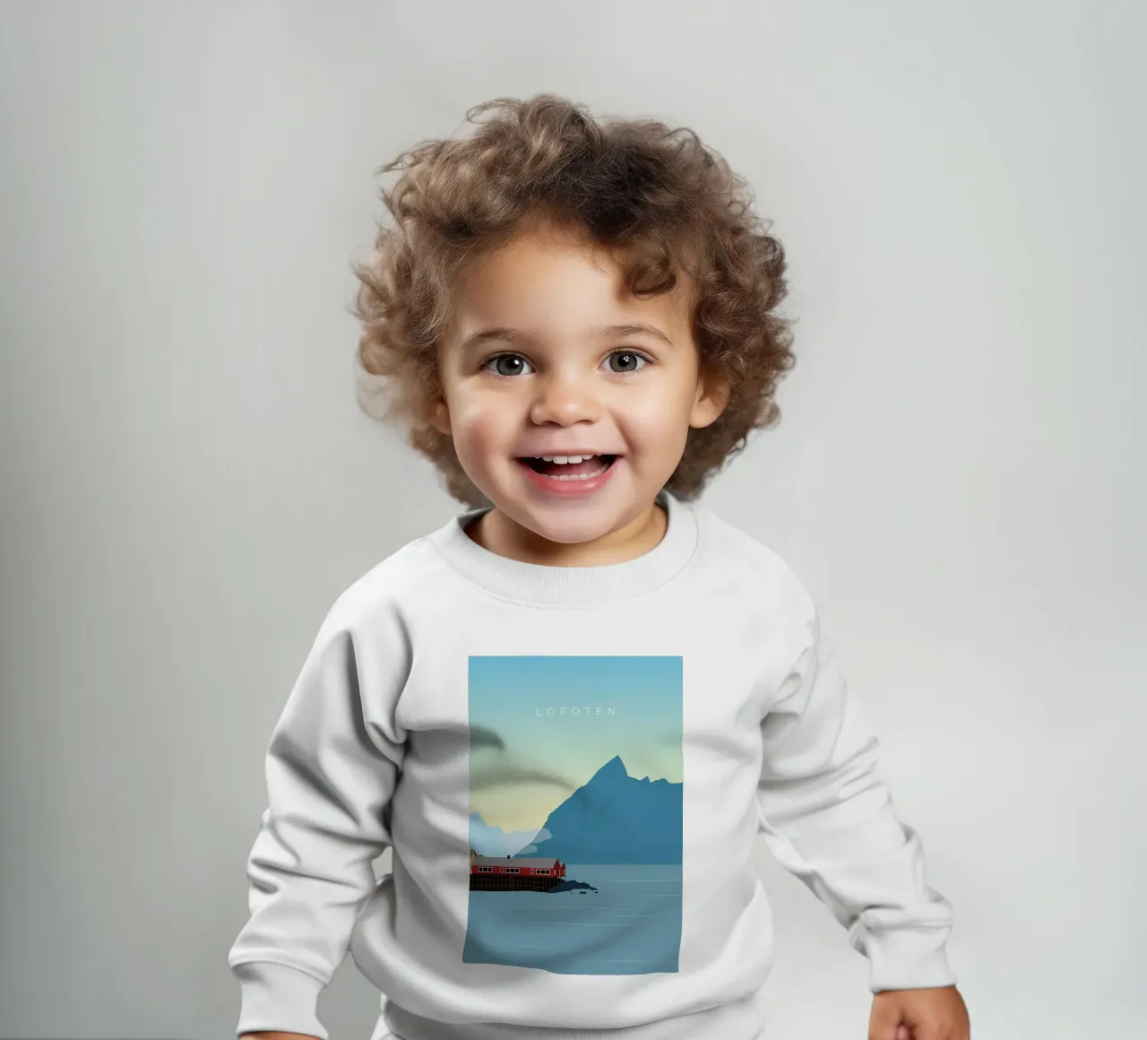 Lofoten felpa neonato da minimalist designs