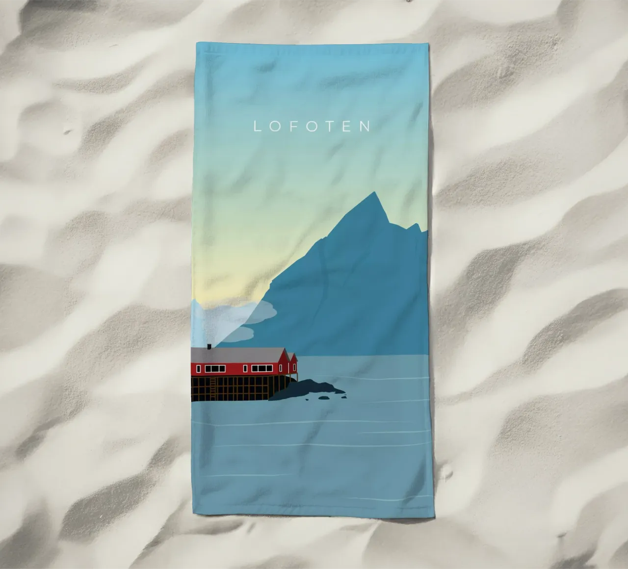 Lofoten telo mare da minimalist designs