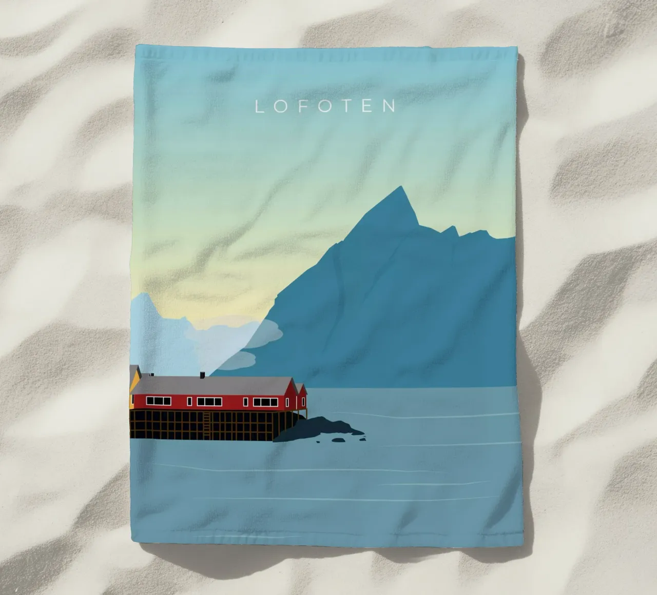 Lofoten telo mare da minimalist designs