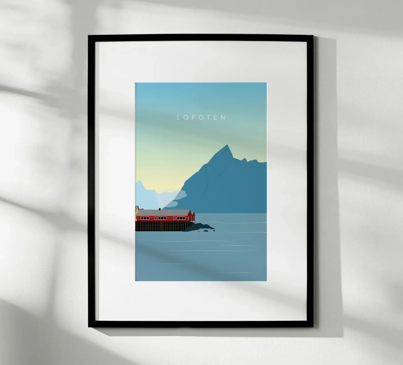Lofoten poster da minimalist designs