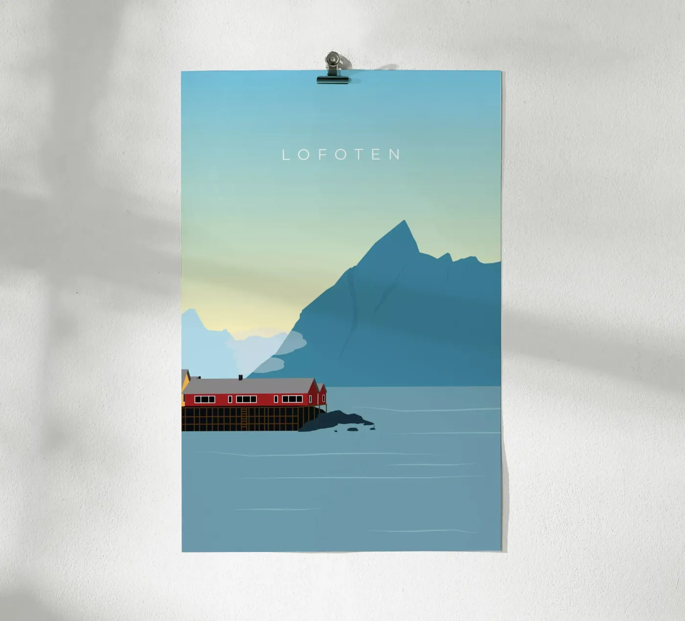 Lofoten poster da minimalist designs
