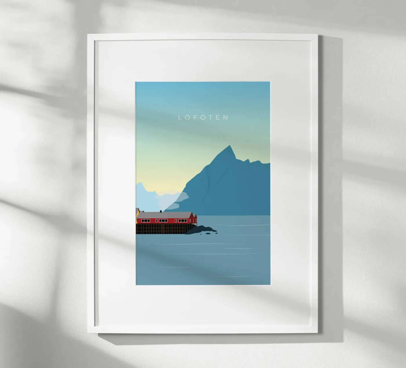 Lofoten poster da minimalist designs