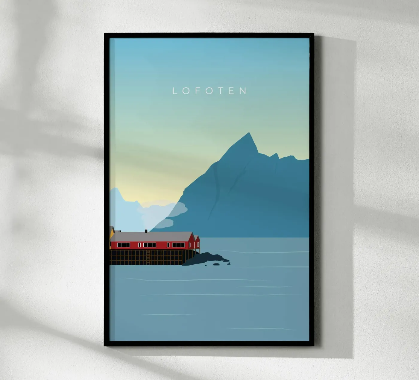 Lofoten poster da minimalist designs