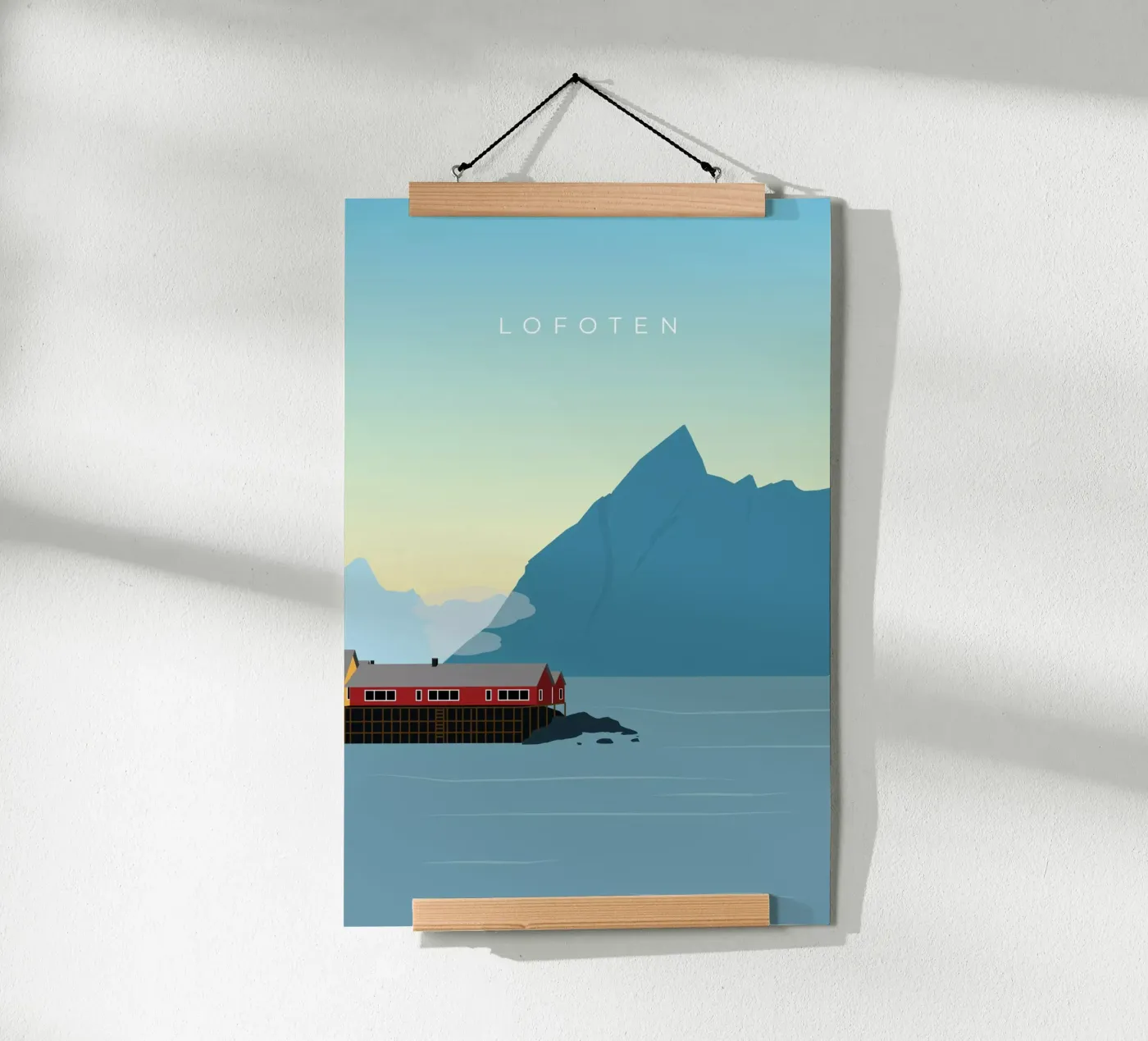 Lofoten poster da minimalist designs