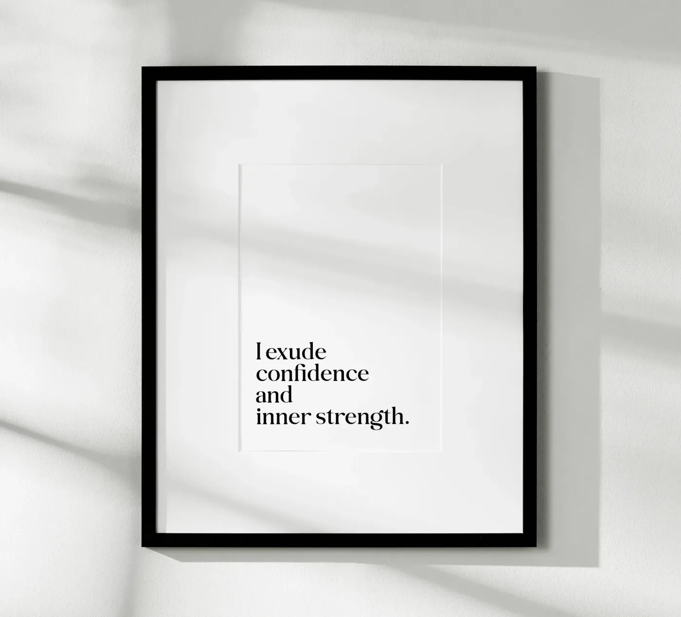 Trasudo sicurezza e forza interiore poster da SPIRIIT