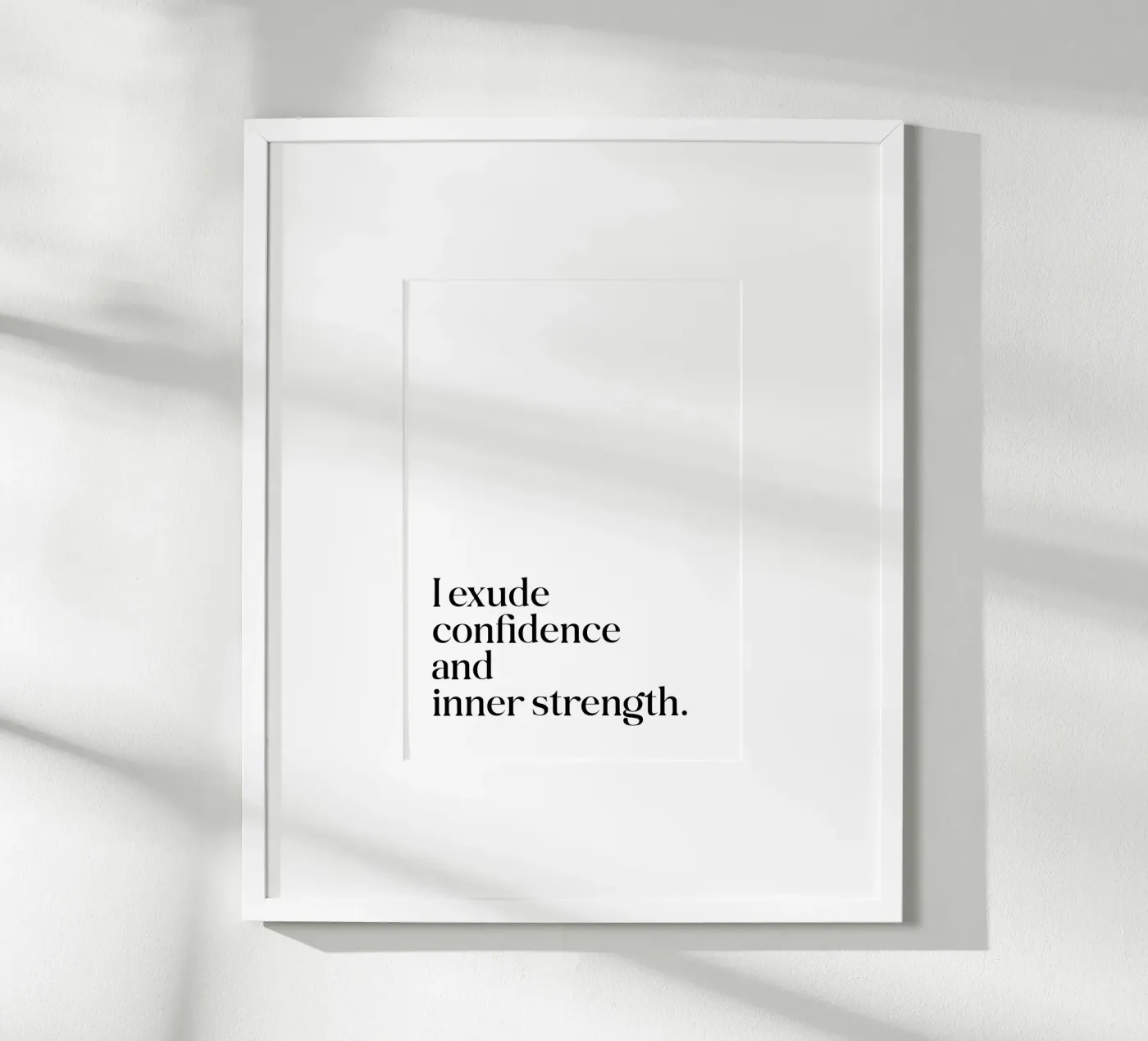 Trasudo sicurezza e forza interiore poster da SPIRIIT