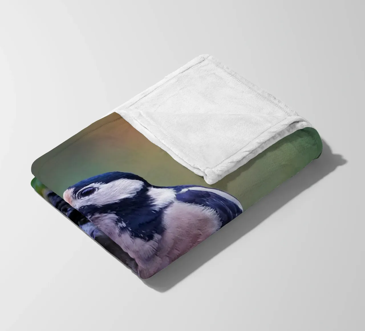 Buntspecht Fleecedecke von Tom's Wildlife