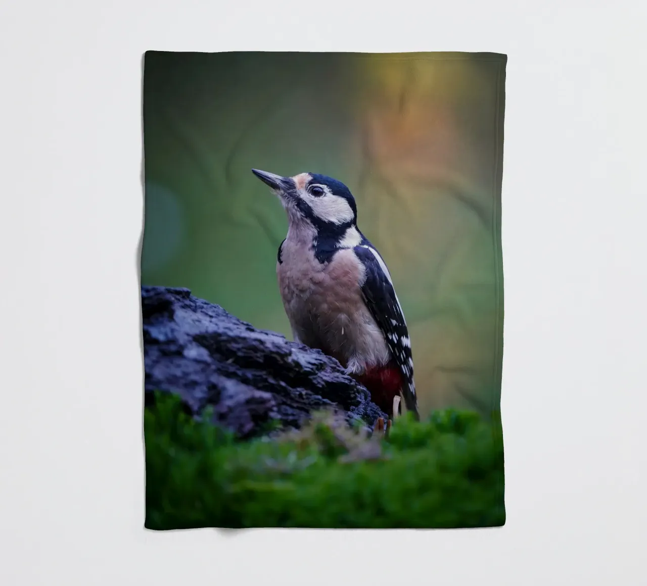 Buntspecht Fleecedecke von Tom's Wildlife