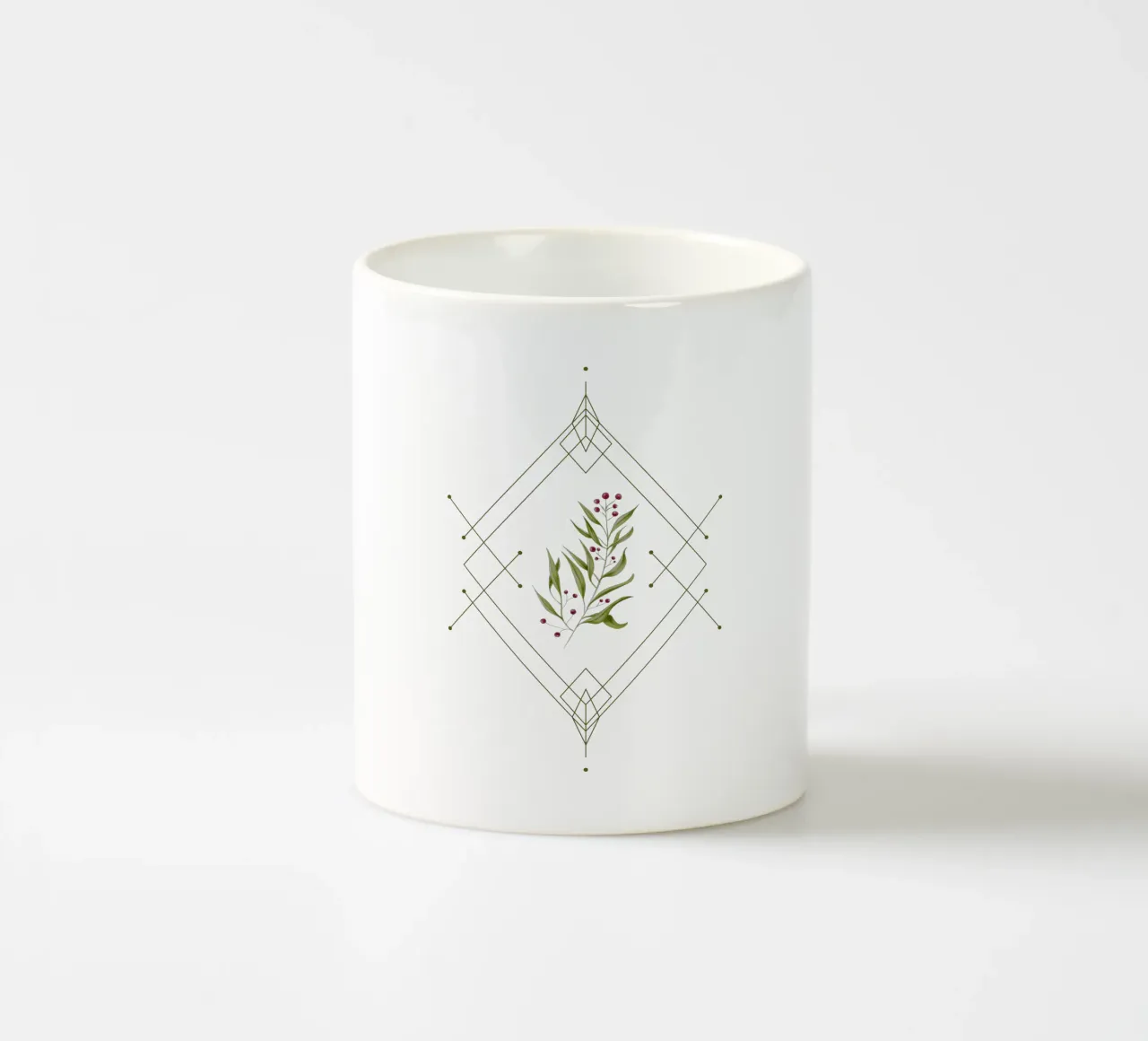 Minimal Very Merry tazza in ceramica da DesigndN Christmassy