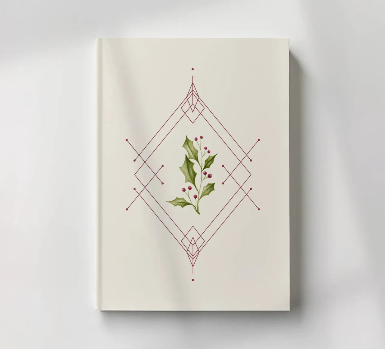 Minimal Magical Time notebook by DesigndN Christmassy