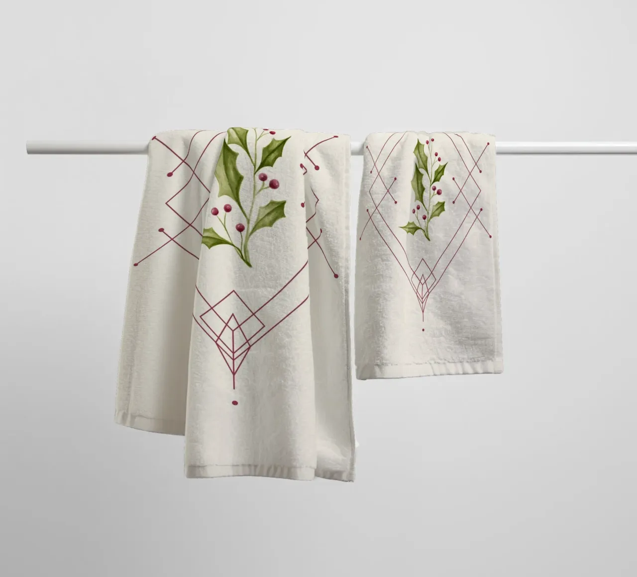 Minimal Magical Time asciugamano da bagno da DesigndN Christmassy