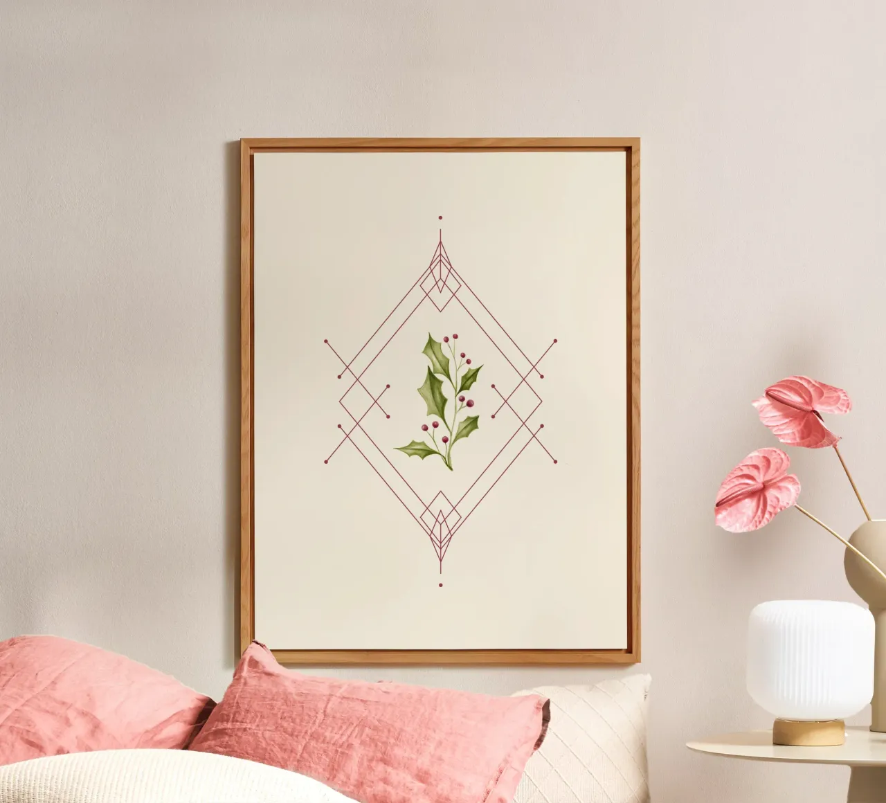 Minimal Magical Time alluminio dibond da DesigndN Christmassy