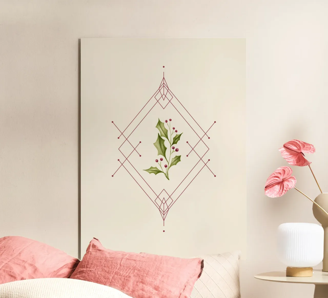 Minimal Magical Time alluminio dibond da DesigndN Christmassy