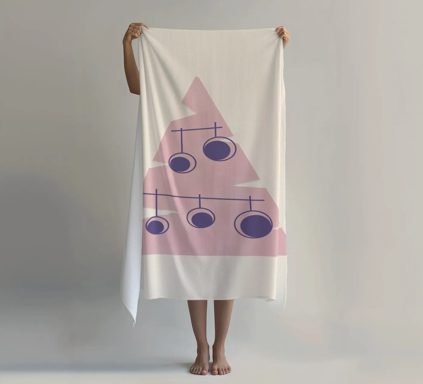 Navidad beach towel by DesigndN Christmassy