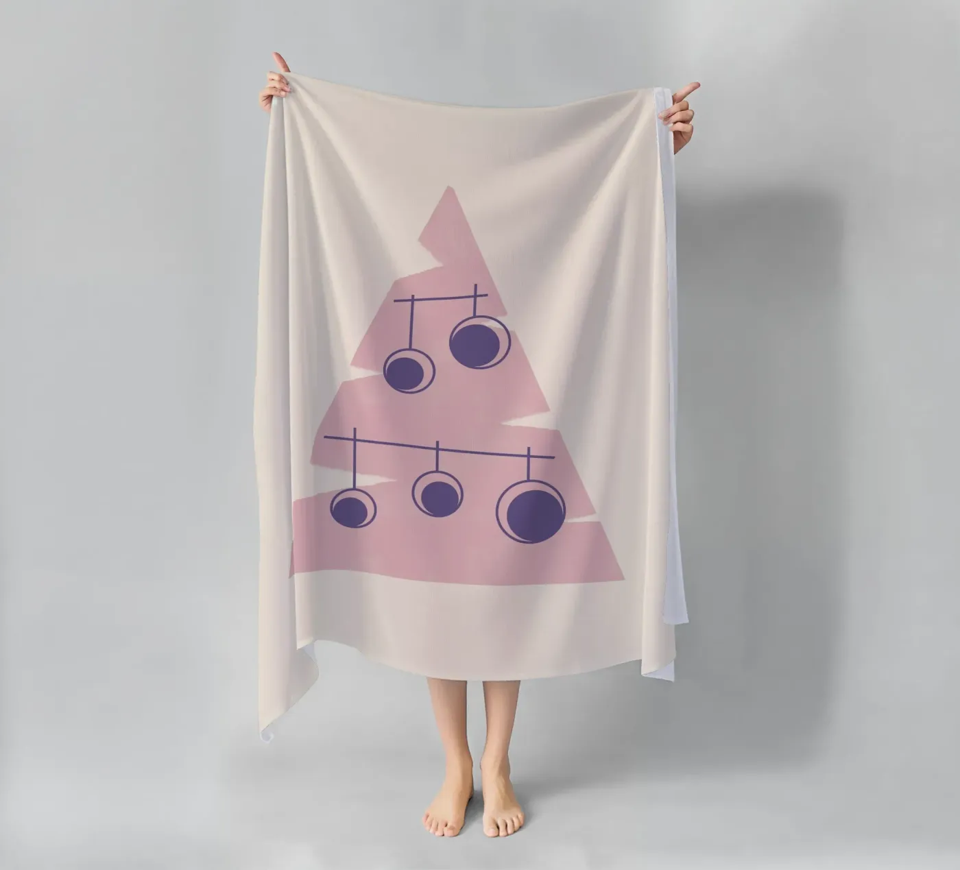 Navidad beach towel by DesigndN Christmassy