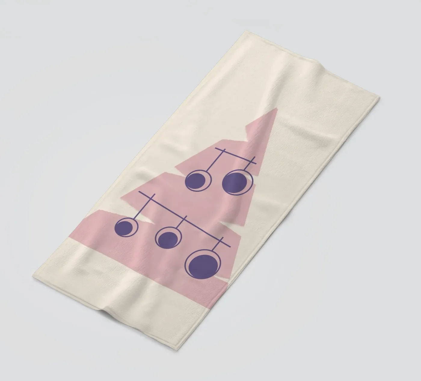 Navidad beach towel by DesigndN Christmassy