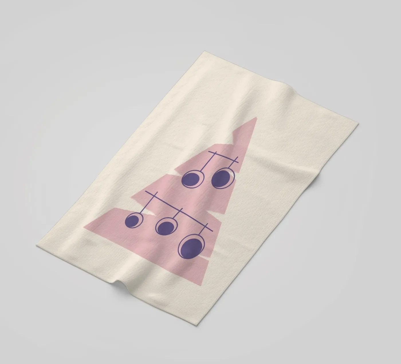 Navidad beach towel by DesigndN Christmassy