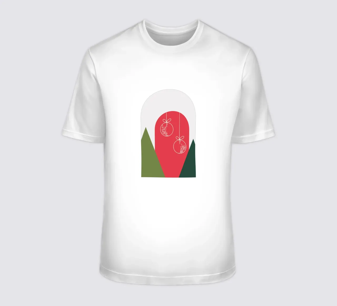 Minimal Xmas Snow Globe t-shirt da DesigndN Christmassy