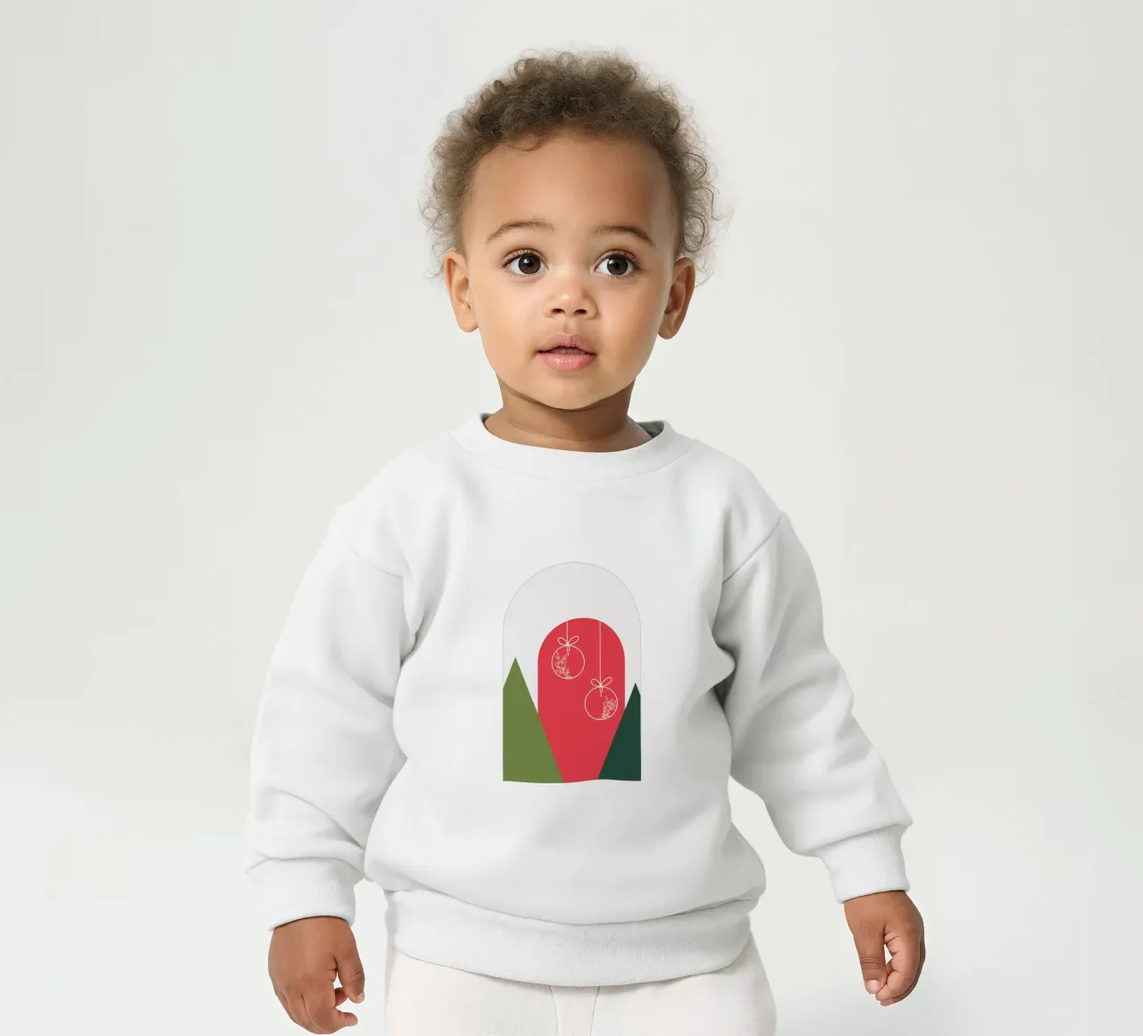 Minimal Xmas Snow Globe felpa neonato da DesigndN Christmassy