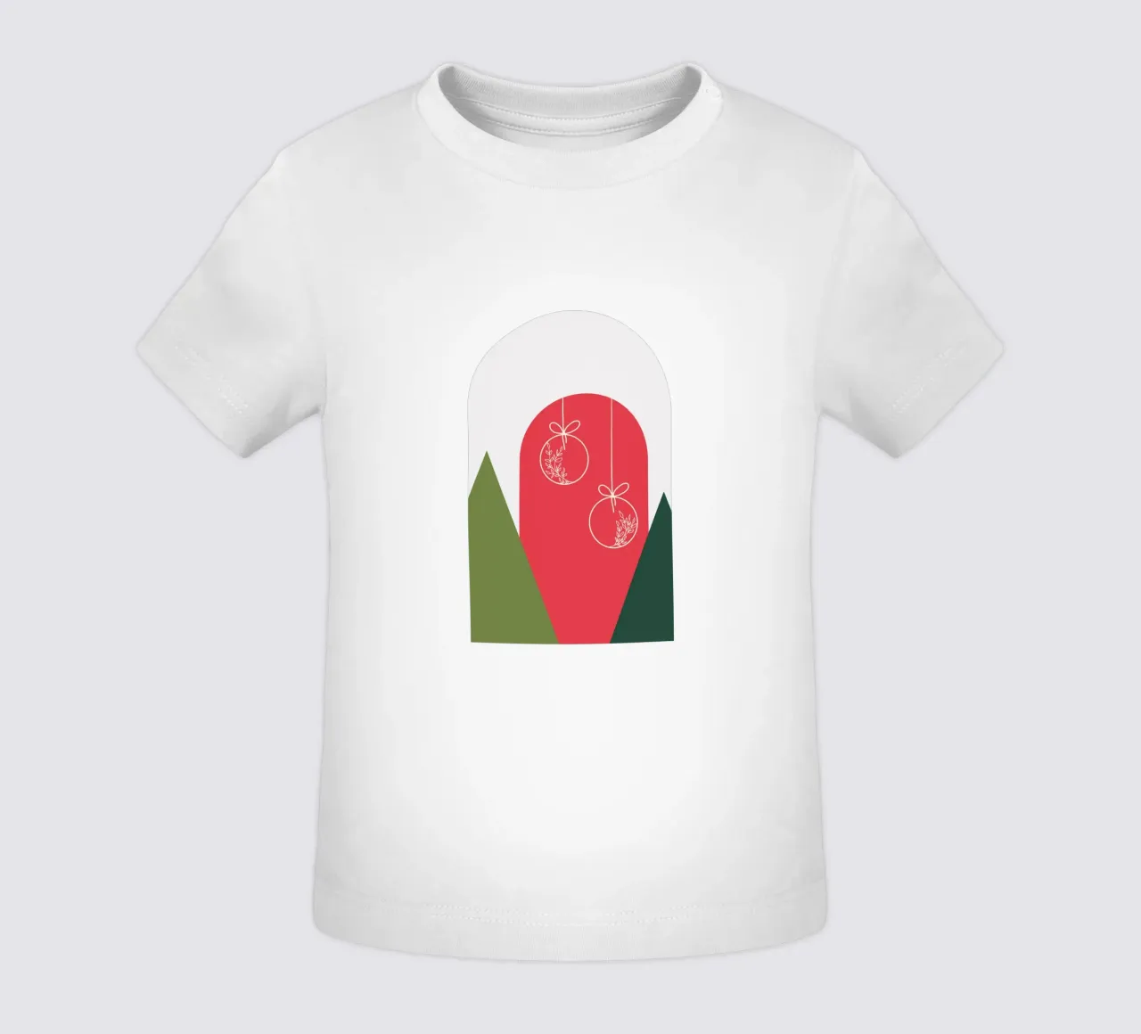 Minimal Xmas Snow Globe maglietta neonato da DesigndN Christmassy