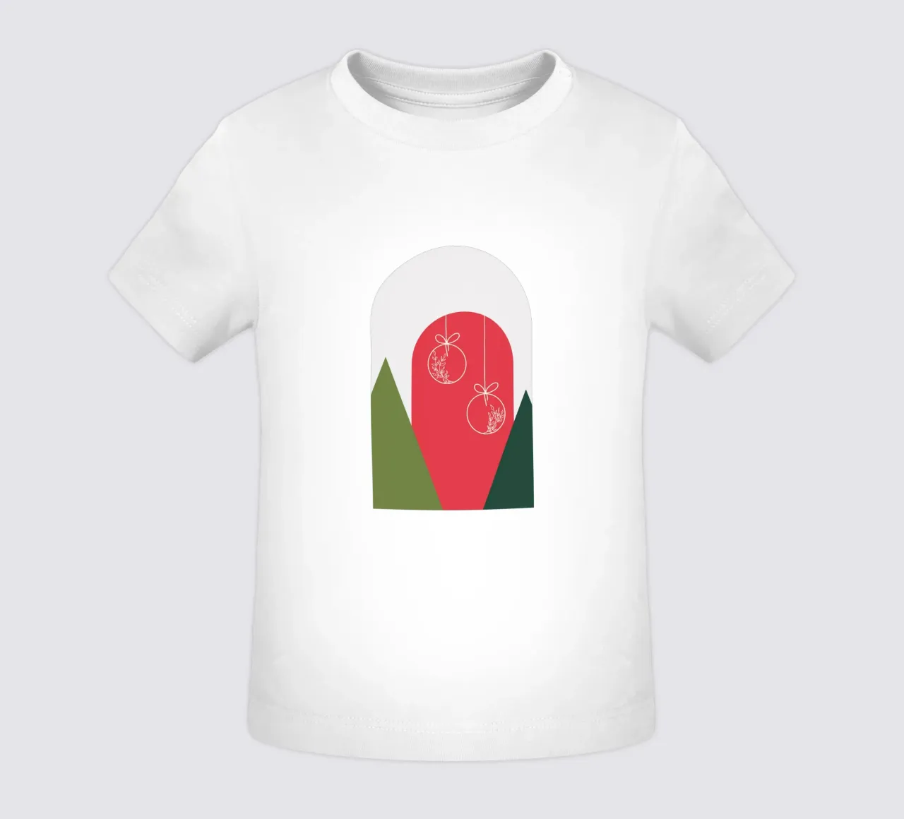 Minimal Xmas Snow Globe maglietta neonato da DesigndN Christmassy