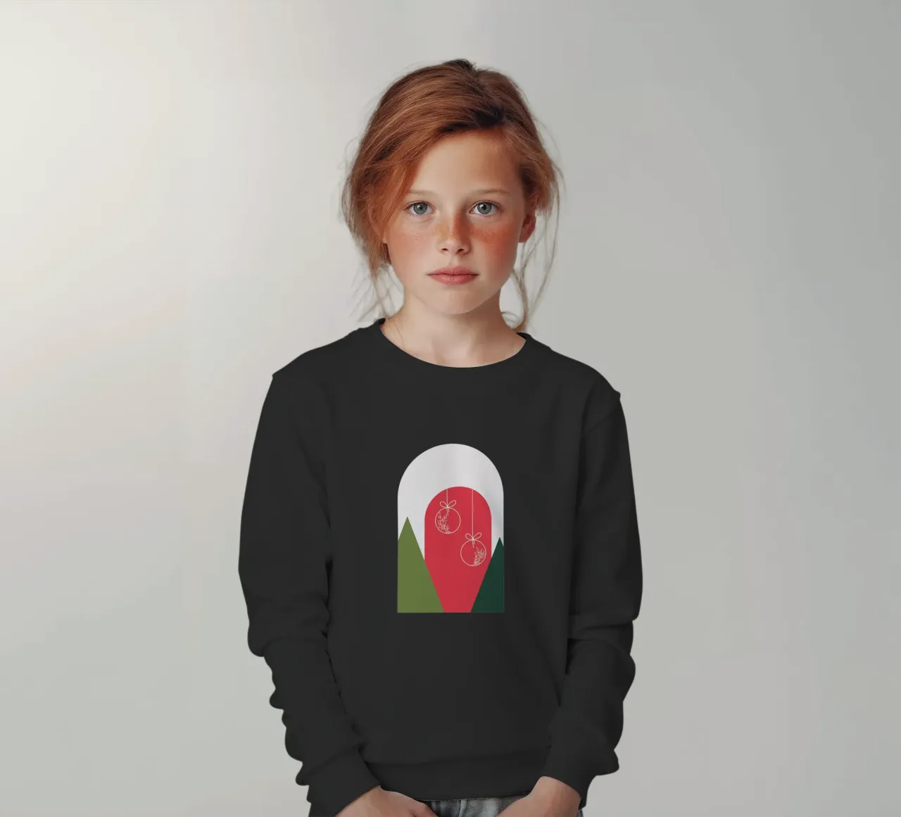 Minimal Xmas Snow Globe felpa bambino da DesigndN Christmassy