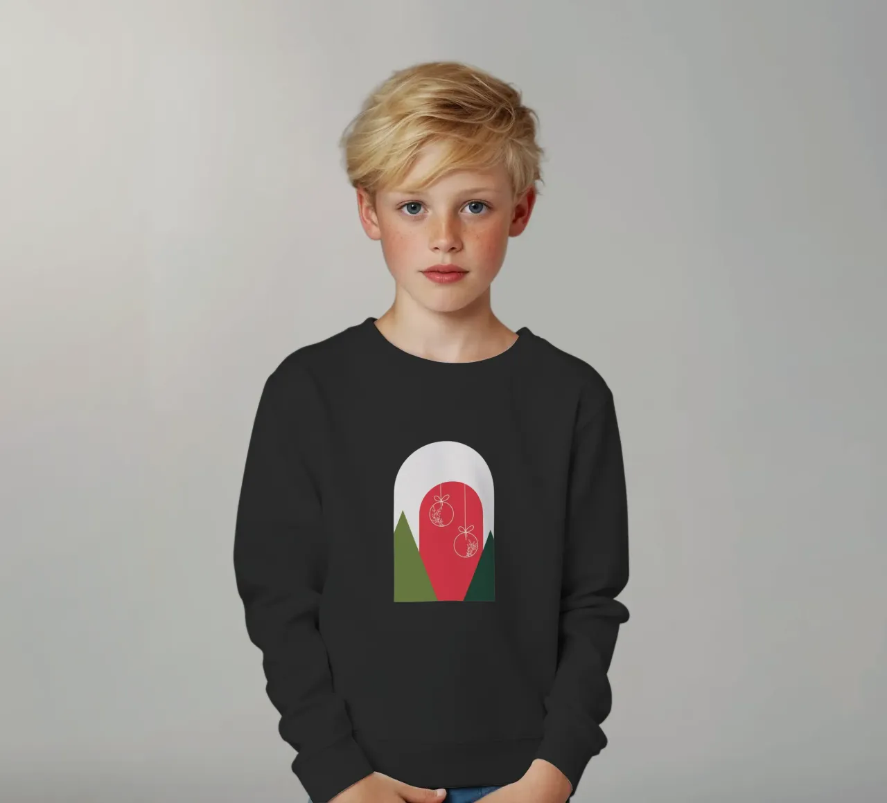 Minimal Xmas Snow Globe felpa bambino da DesigndN Christmassy