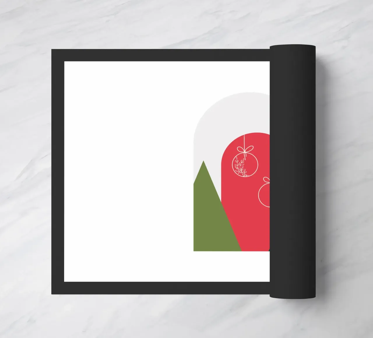 Minimal Xmas Snow Globe zerbino da DesigndN Christmassy