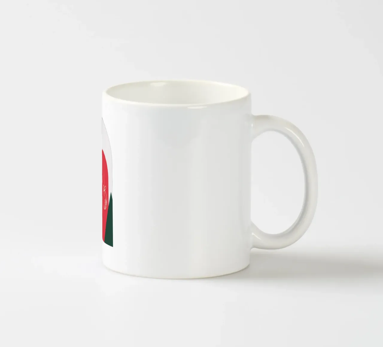 Minimal Xmas Snow Globe tazza in ceramica da DesigndN Christmassy