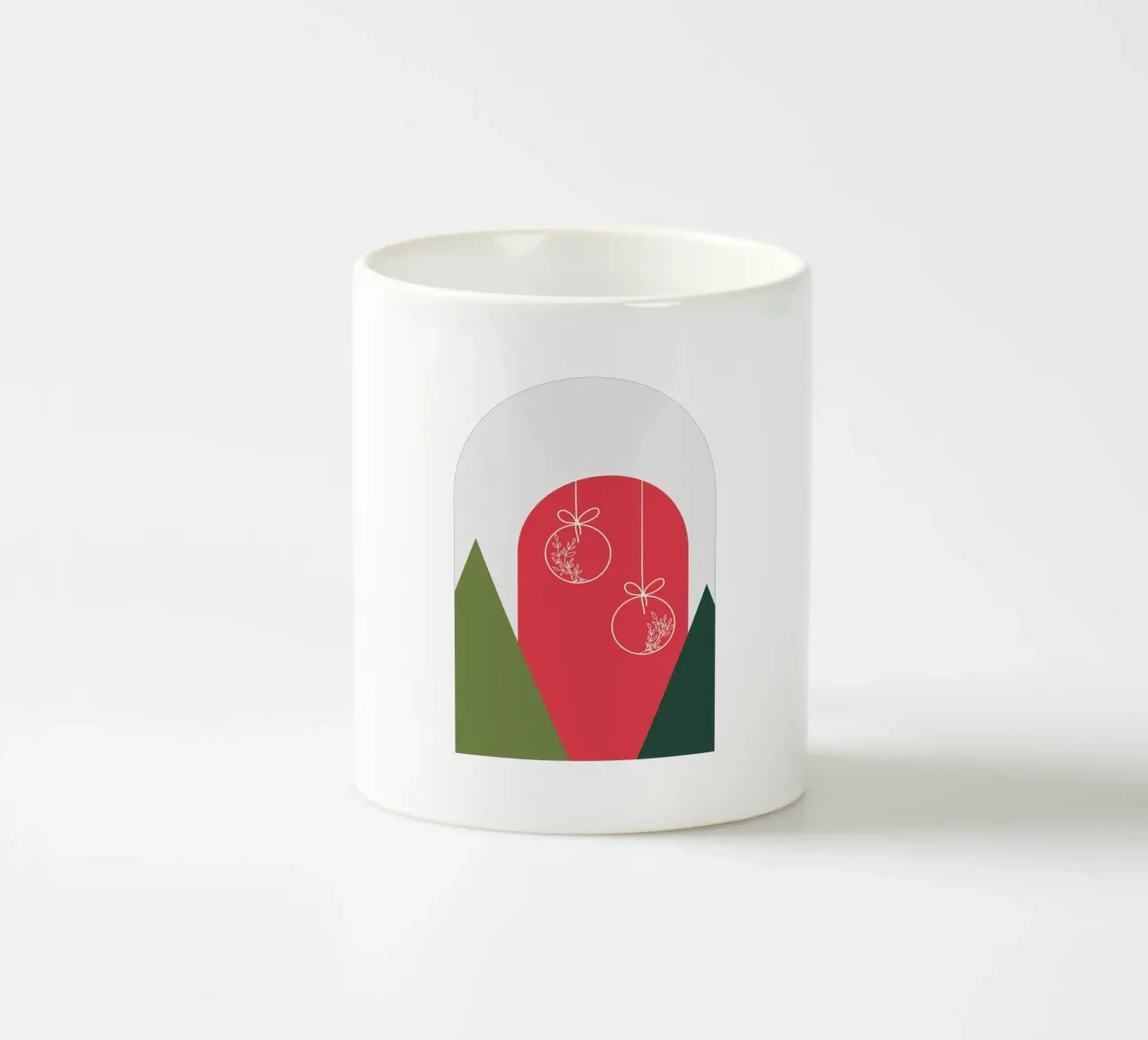 Minimal Xmas Snow Globe tazza in ceramica da DesigndN Christmassy