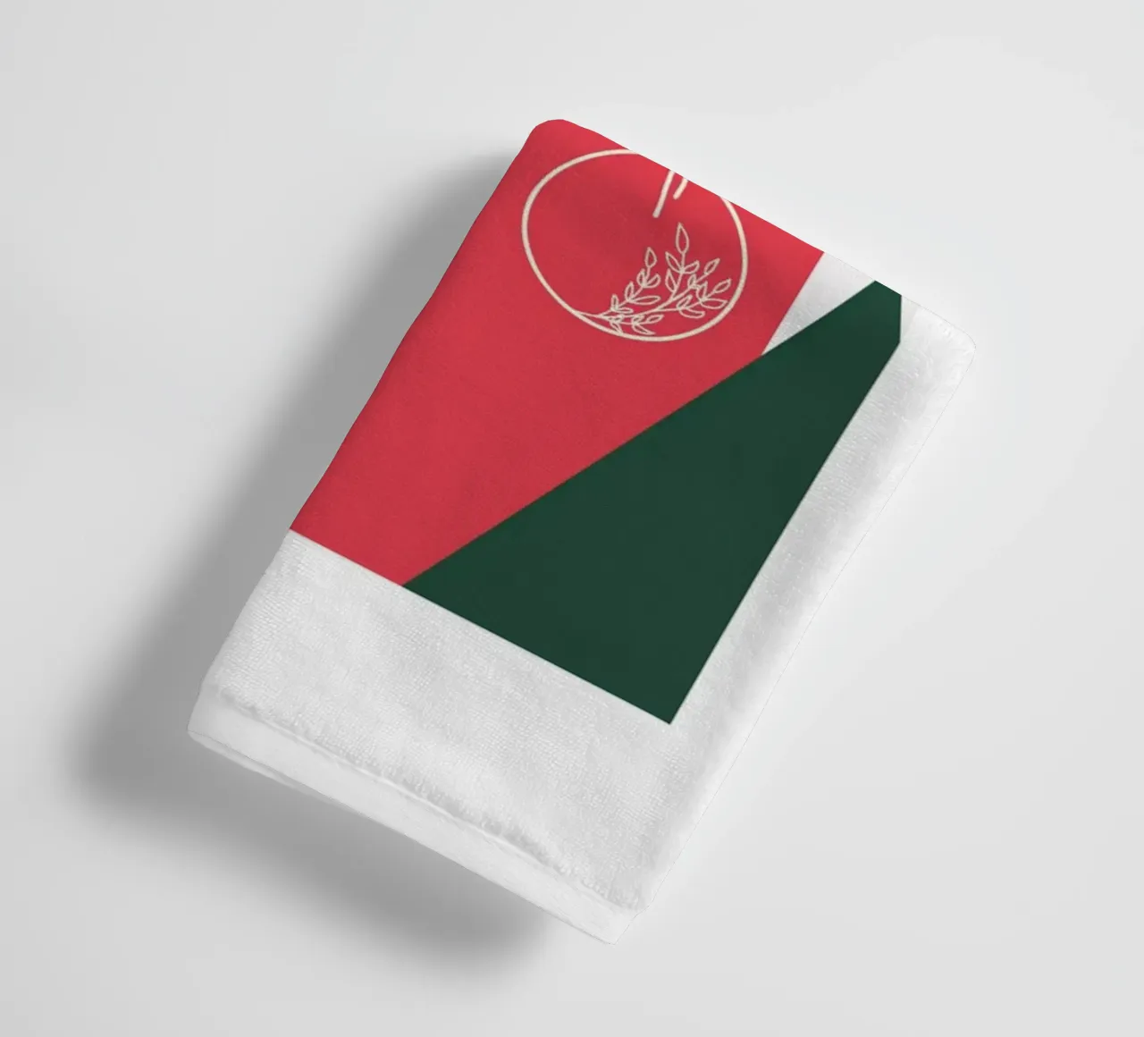 Minimal Xmas Snow Globe asciugamano da bagno da DesigndN Christmassy