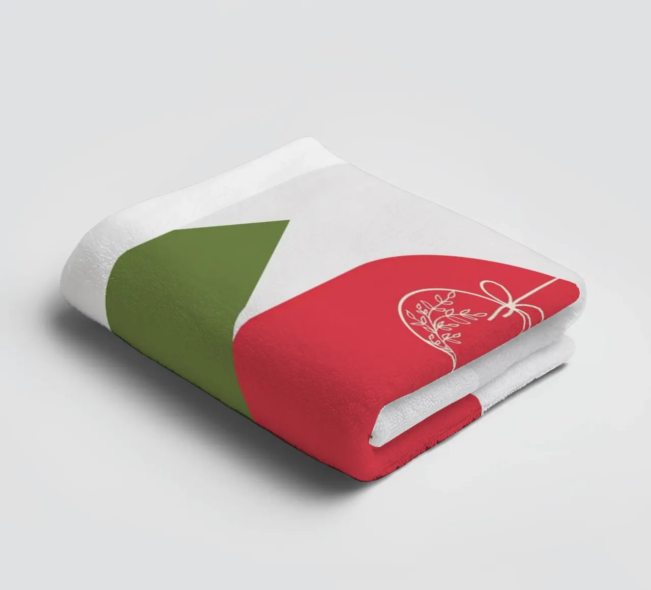 Minimal Xmas Snow Globe asciugamano da bagno da DesigndN Christmassy