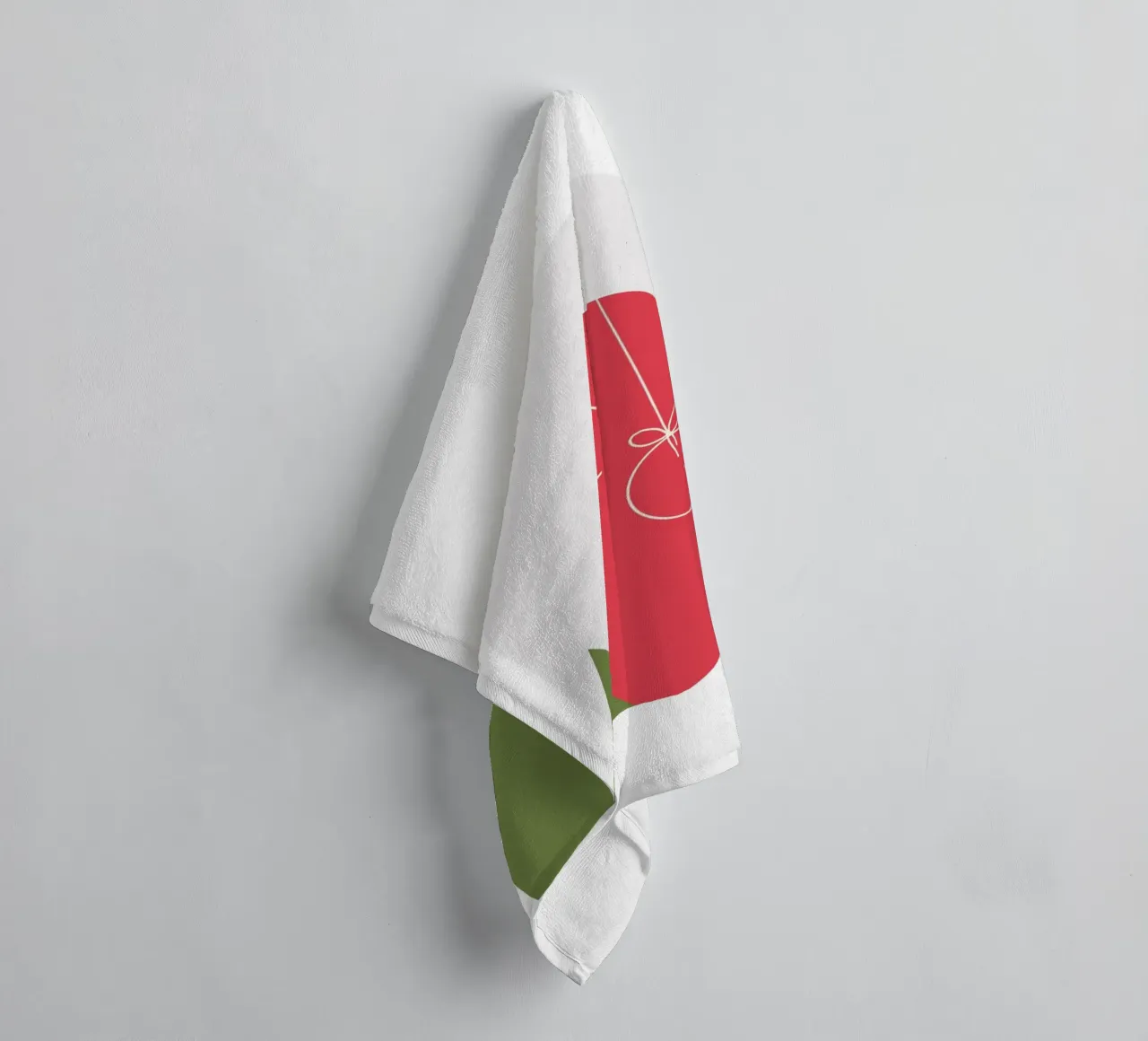 Minimal Xmas Snow Globe asciugamano da bagno da DesigndN Christmassy